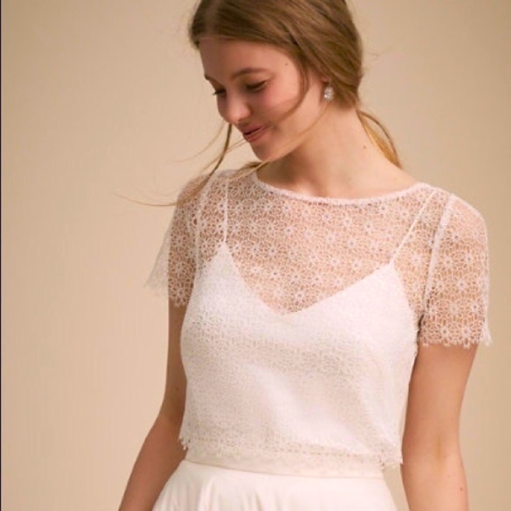 NWOT Jenny Yoo for BHLDN Wedding Dress Topper, Size Medium